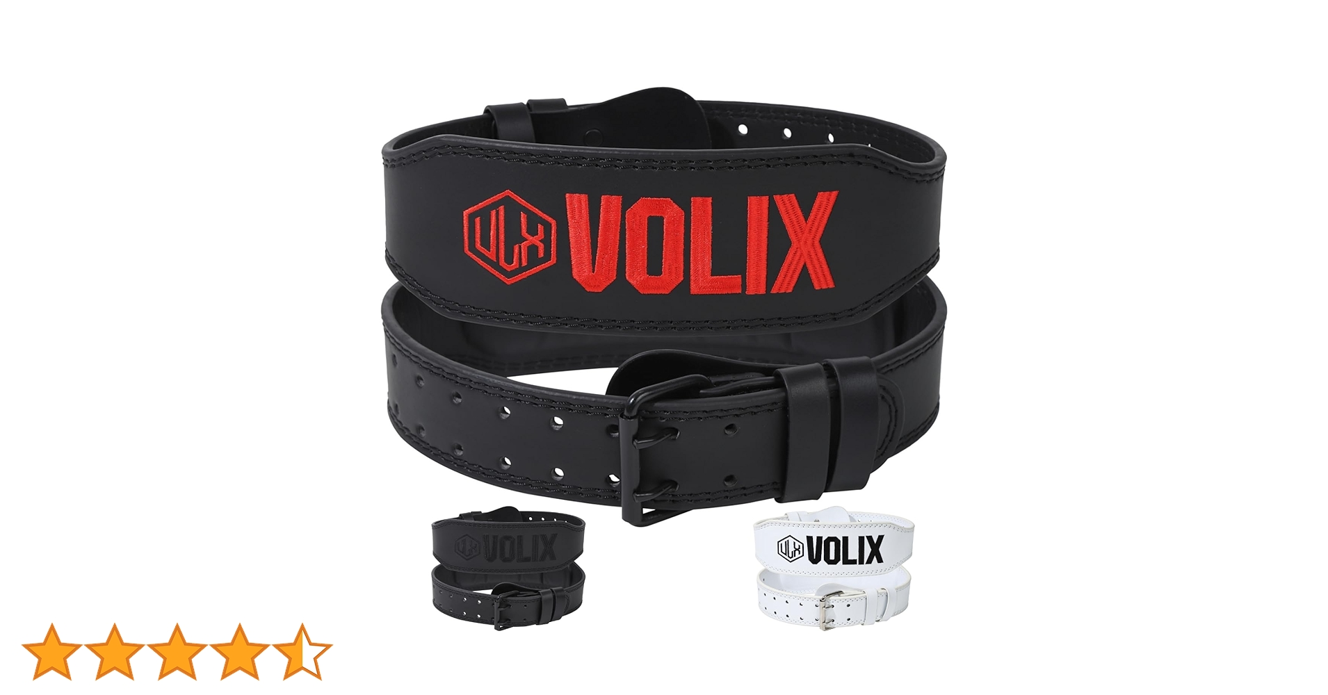 Amazon | VOLIX トレーニングベルト【マイクロファイバーレザー